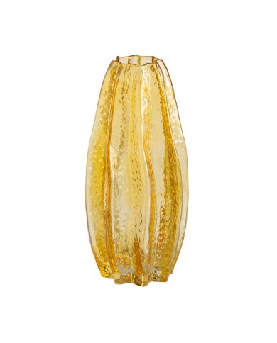Vaso Giallo Cristallo Vaso Giallo Cristallo
