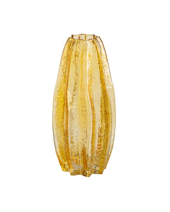 Vaso Giallo Cristallo Vaso Giallo Cristallo