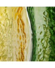 Vaso Giallo Verde Cristallo Vaso Giallo Verde Cristallo