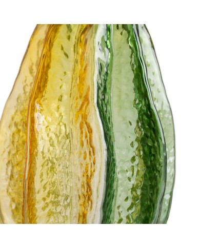 Vaso Giallo Verde Cristallo Vaso Giallo Verde Cristallo