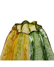 Vaso Giallo Verde Cristallo Vaso Giallo Verde Cristallo