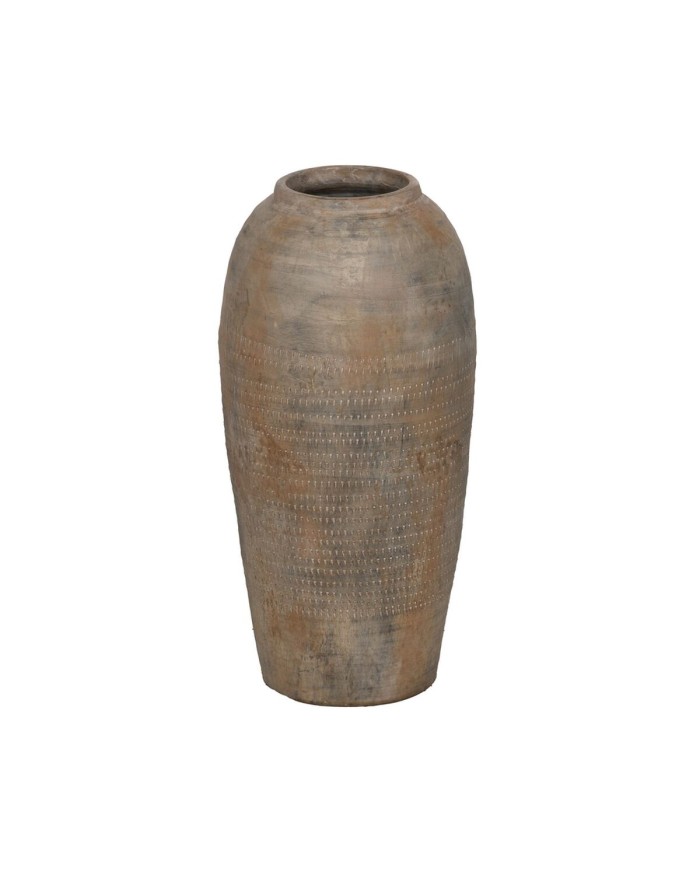 Vaso Grigio Ceramica 24 x 24 x 49 cm Vaso Grigio Ceramica 24 x 24 x 49 cm