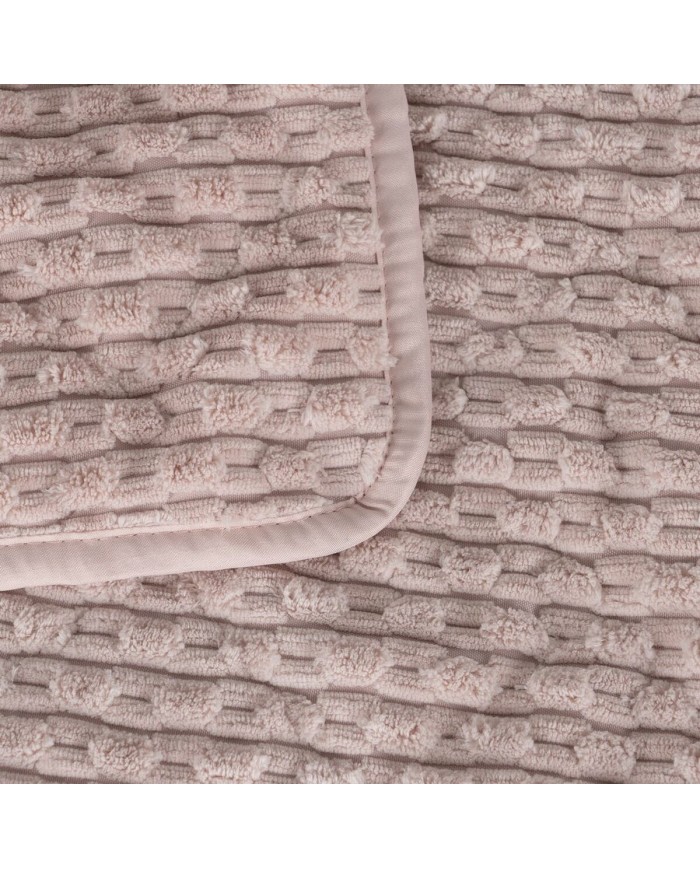 Trapunta Rosa 270 x 1 x 260 cm Trapunta Rosa 270 x 1 x 260 cm