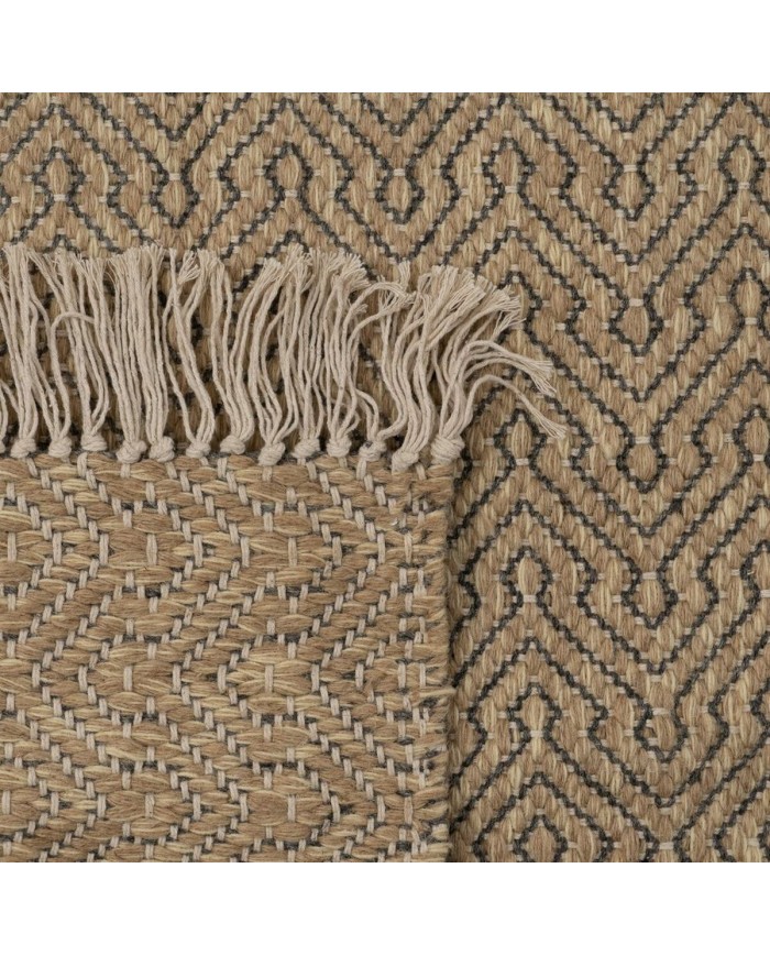 Tappeto Nero Naturale 200 x 1 x 300 cm Tappeto Nero Naturale 200 x 1 x 300 cm