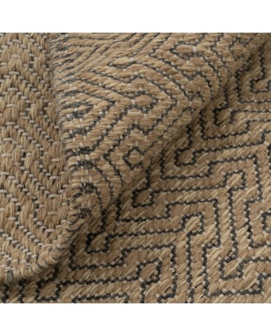 Tappeto Nero Naturale 200 x 1 x 300 cm Tappeto Nero Naturale 200 x 1 x 300 cm