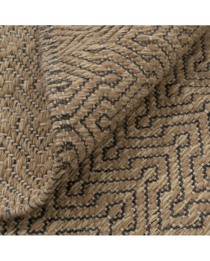 Tappeto Nero Naturale 200 x 1 x 300 cm Tappeto Nero Naturale 200 x 1 x 300 cm