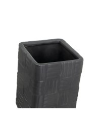 Set da Bagno Nero Ceramica 14 x 10 x 20 cm Set da Bagno Nero Ceramica 14 x 10 x 20 cm