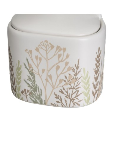 Portasale con Coperchio GRASS Multicolore Gres 500 ml 12 x 8,5 x 15 cm