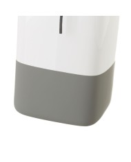 Vaso Bianco Grigio Ceramica 11 x 11 x 30,5 cm Vaso Bianco Grigio Ceramica 11 x 11 x 30,5 cm