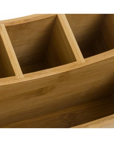 Cestello per posate Naturale Bambù 20 x 14 x 12 cm