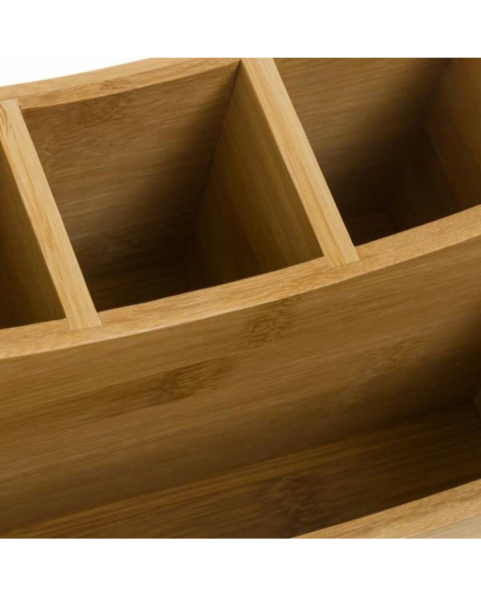 Cestello per posate Naturale Bambù 20 x 14 x 12 cm