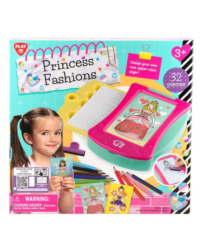 Gioco Disegni Magici PlayGo Principessa (6 Unità)
