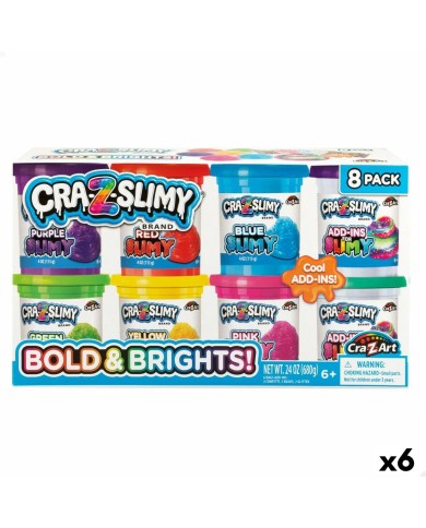 Set di Plastilina Cra-Z-Art Bold&Brights (6 Unità) Slime Set di Plastilina Cra-Z-Art Bold&Brights (6 Unità) Slime