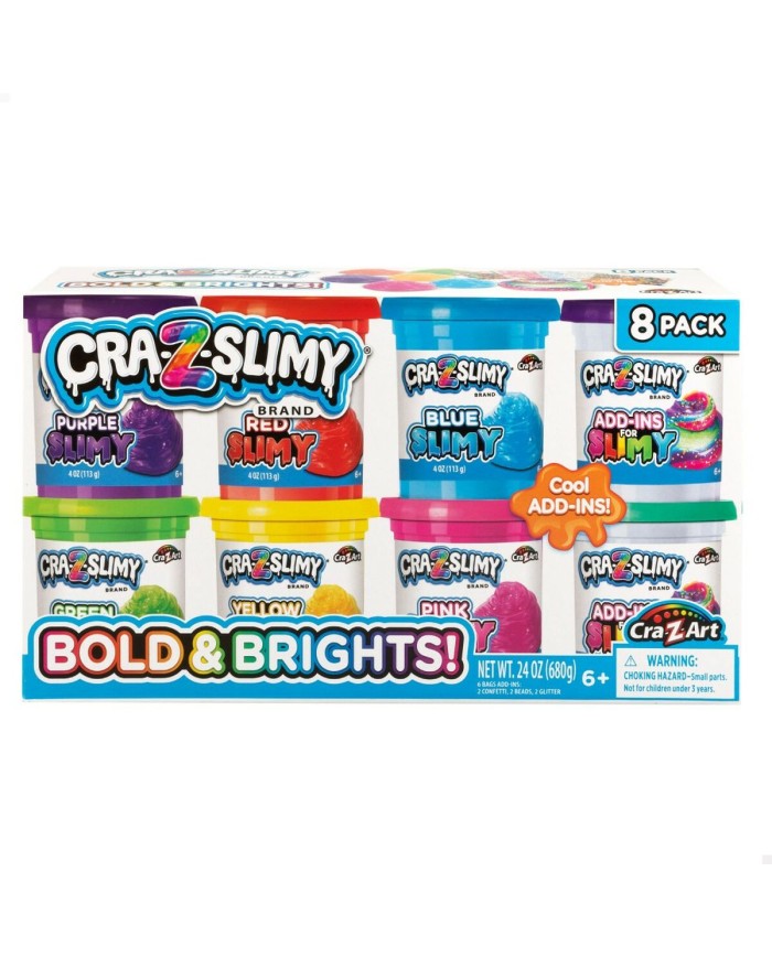 Set di Plastilina Cra-Z-Art Bold&Brights (6 Unità) Slime Set di Plastilina Cra-Z-Art Bold&Brights (6 Unità) Slime
