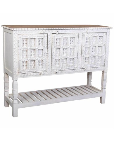 Credenza Alexandra House Living Bianco Naturale Legno di mango 42 x 130 x 101 cm Credenza Alexandra House Living Bianco Naturale Legno di mango 42 x 130 x 101 cm