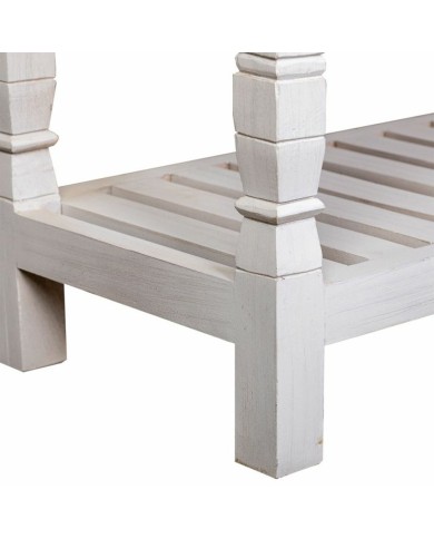 Credenza Alexandra House Living Bianco Naturale Legno di mango 42 x 130 x 101 cm Credenza Alexandra House Living Bianco Naturale Legno di mango 42 x 130 x 101 cm