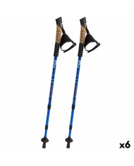 Set di 2 bastoncini da trekking Aktive 5 x 135 x 5 cm (6 Unità)