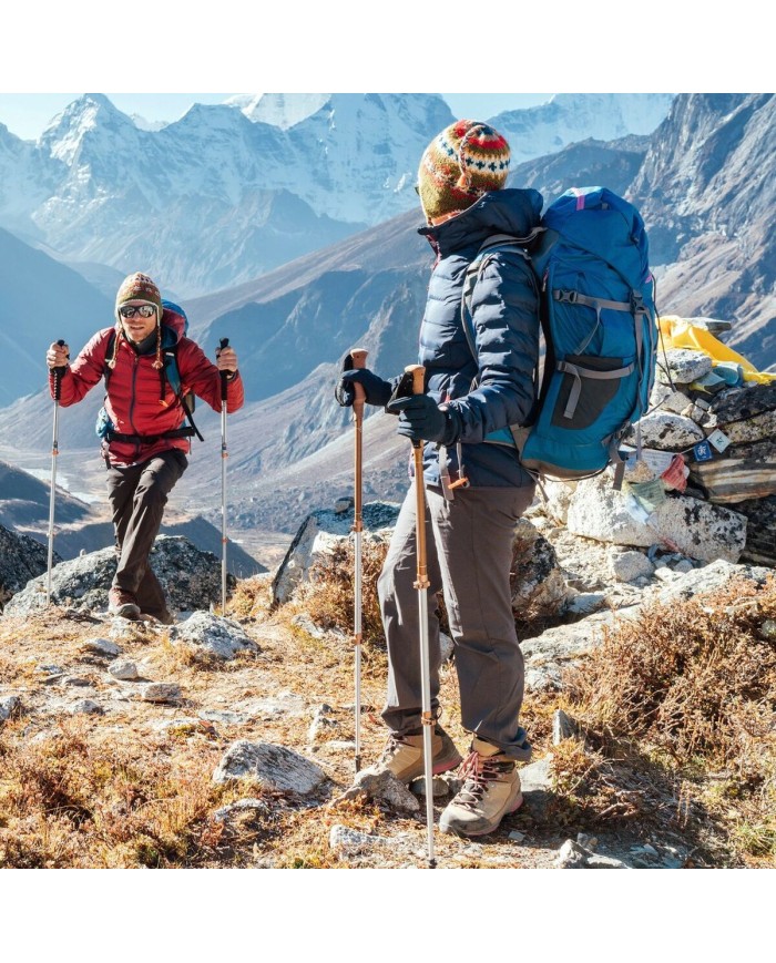 Set di 2 bastoncini da trekking Aktive 5 x 135 x 5 cm (6 Unità)