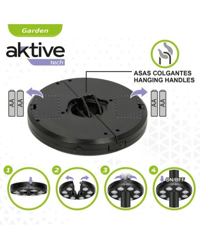 Lampada LED per Ombrellone Aktive 6 Unità Lampada LED per Ombrellone Aktive 6 Unità