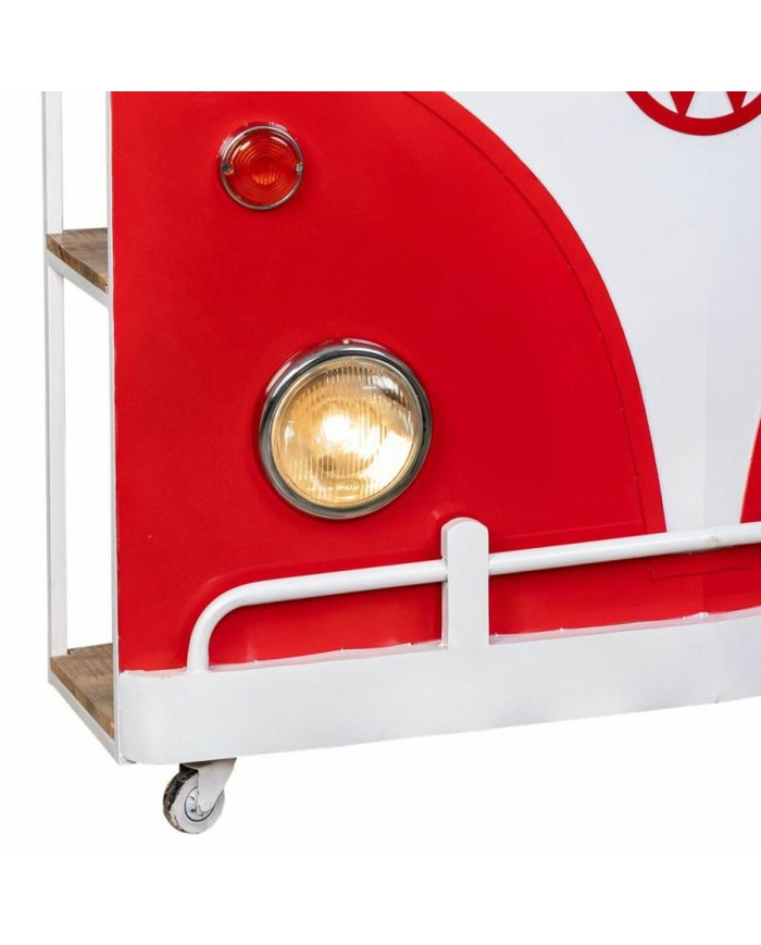 Barra portabottiglie Alexandra House Living Drive Bianco Rosso 40 x 135 x 178 cm Barra portabottiglie Alexandra House Living Drive Bianco Rosso 40 x 135 x 178 cm