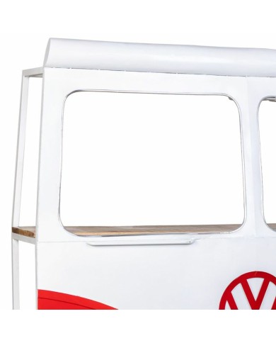 Barra portabottiglie Alexandra House Living Drive Bianco Rosso 40 x 135 x 178 cm Barra portabottiglie Alexandra House Living Drive Bianco Rosso 40 x 135 x 178 cm