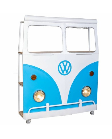 Barra portabottiglie Alexandra House Living Drive Azzurro Bianco 40 x 135 x 178 cm Barra portabottiglie Alexandra House Living Drive Azzurro Bianco 40 x 135 x 178 cm