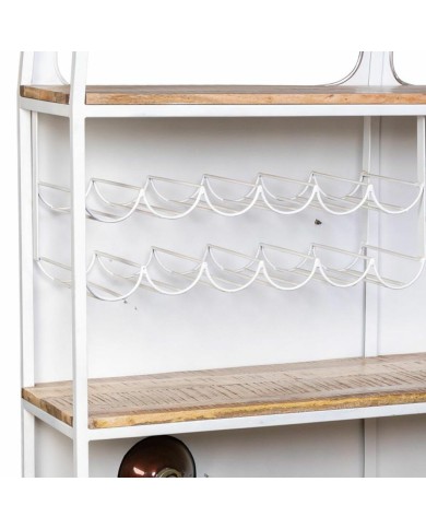 Barra portabottiglie Alexandra House Living Drive Azzurro Bianco 40 x 135 x 178 cm Barra portabottiglie Alexandra House Living Drive Azzurro Bianco 40 x 135 x 178 cm