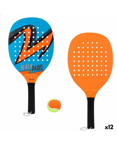 Palette da Spiaggia con Palla Aktive Legno 21 x 44 x 1 cm (12 Unità) Palette da Spiaggia con Palla Aktive Legno 21 x 44 x 1 cm (12 Unità)