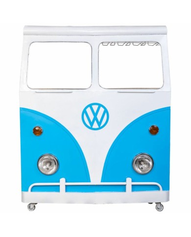 Barra portabottiglie Alexandra House Living Drive Azzurro Bianco 40 x 135 x 178 cm Barra portabottiglie Alexandra House Living Drive Azzurro Bianco 40 x 135 x 178 cm