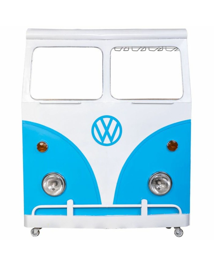 Barra portabottiglie Alexandra House Living Drive Azzurro Bianco 40 x 135 x 178 cm Barra portabottiglie Alexandra House Living Drive Azzurro Bianco 40 x 135 x 178 cm