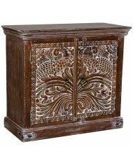 Ingresso Home ESPRIT Marrone Nero 120 x 38 x 80 cm