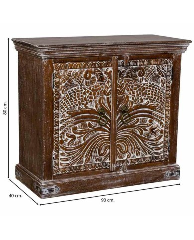 Ingresso Alexandra House Living Marrone 40 x 90 x 80 cm Ingresso Alexandra House Living Marrone 40 x 90 x 80 cm