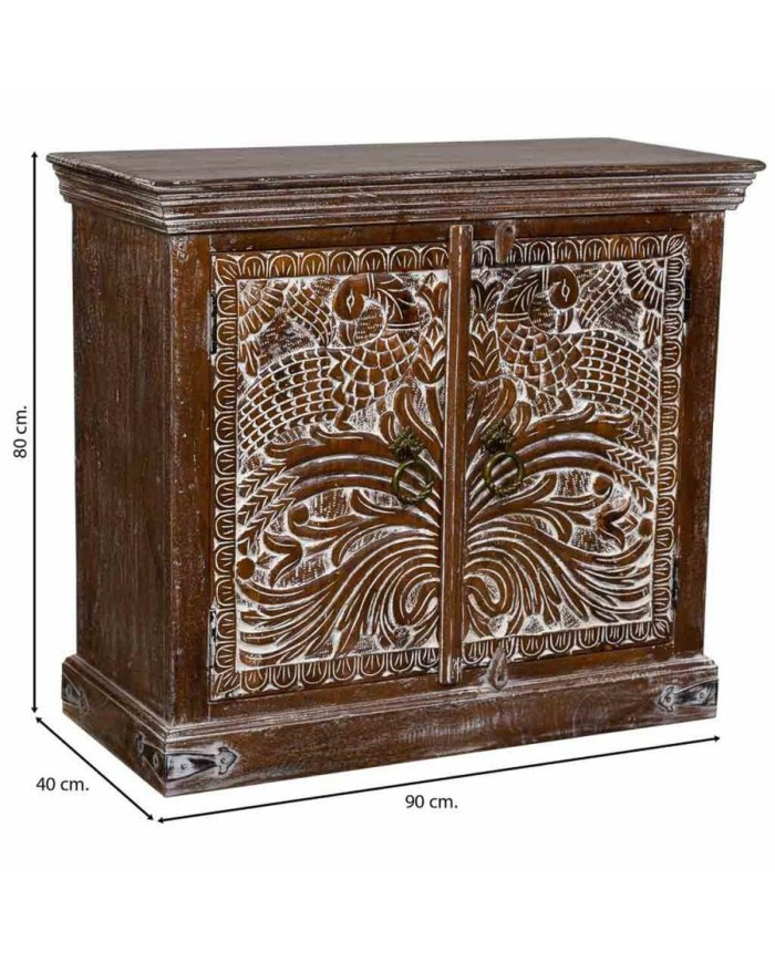 Ingresso Alexandra House Living Marrone 40 x 90 x 80 cm