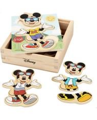 Puzzle di Legno per Bambini Disney Legno (19 pcs)