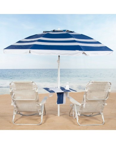 Ombrellone Aktive Acciaio Tessuto Oxford 210 x 205 x 210 cm Ombrellone Aktive Acciaio Tessuto Oxford 210 x 205 x 210 cm