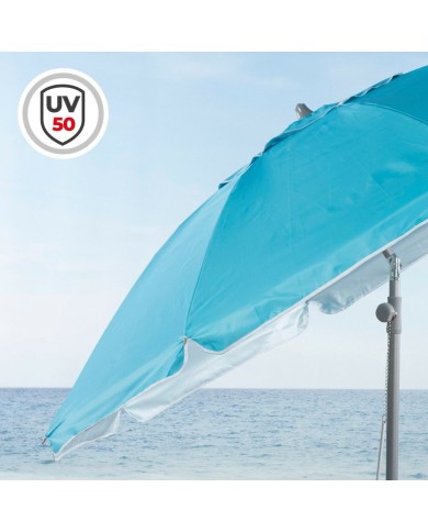 Ombrellone Aktive Acciaio Tessuto Oxford 210 x 205 x 210 cm Ombrellone Aktive Acciaio Tessuto Oxford 210 x 205 x 210 cm