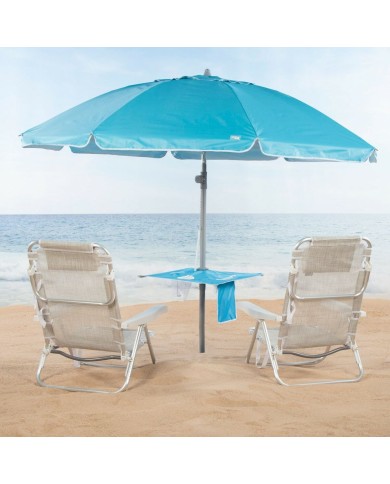 Ombrellone Aktive Acciaio Tessuto Oxford 210 x 205 x 210 cm Ombrellone Aktive Acciaio Tessuto Oxford 210 x 205 x 210 cm