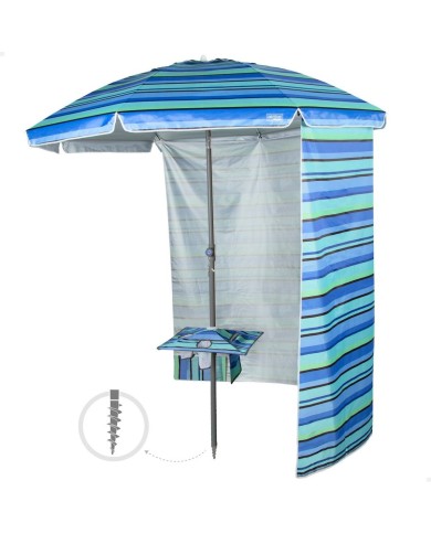 Ombrellone Aktive Acciaio Tessuto Oxford 210 x 205 x 210 cm