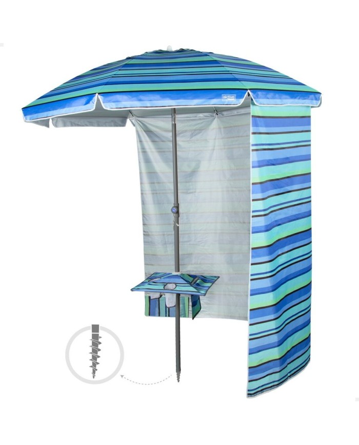 Ombrellone Aktive Acciaio Tessuto Oxford 210 x 205 x 210 cm