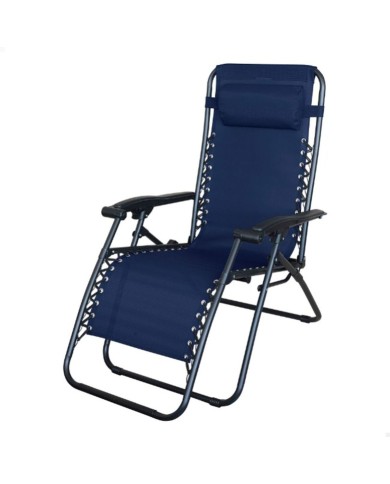 Lettino Aktive Azzurro 52 x 102 x 68 cm