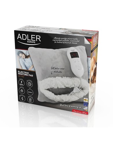Coperta Elettrica Adler AD 7412 Grigio 38 x 14 x 38 cm