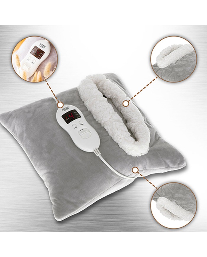 Coperta Elettrica Adler AD 7412 Grigio 38 x 14 x 38 cm Coperta Elettrica Adler AD 7412 Grigio 38 x 14 x 38 cm