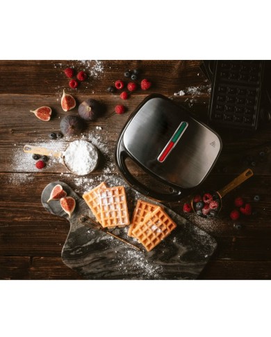 Piastra Grill Elettrica Adler CR 3057 Nero Argentato 1200 W Piastra Grill Elettrica Adler CR 3057 Nero Argentato 1200 W