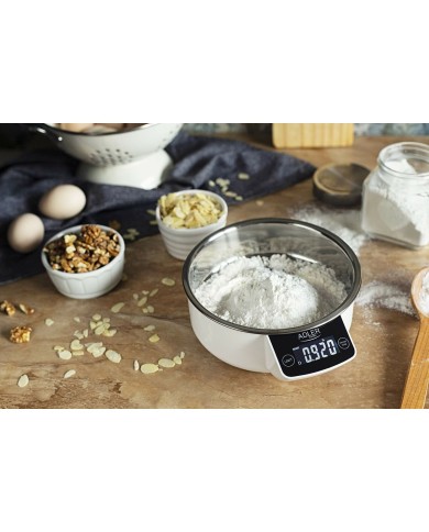 bilancia da cucina Adler 3166 Bianco 900 ml 5 kg bilancia da cucina Adler 3166 Bianco 900 ml 5 kg