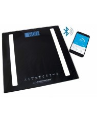 Bilancia Digitale da Bagno Esperanza EBS016K Nero Vetro Vetro Temperato Vetro temperato 180 kg (1 Pezzi)