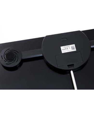 Bilancia Digitale da Bagno Esperanza EBS016K Nero Vetro Vetro Temperato Vetro temperato 180 kg (1 Pezzi)