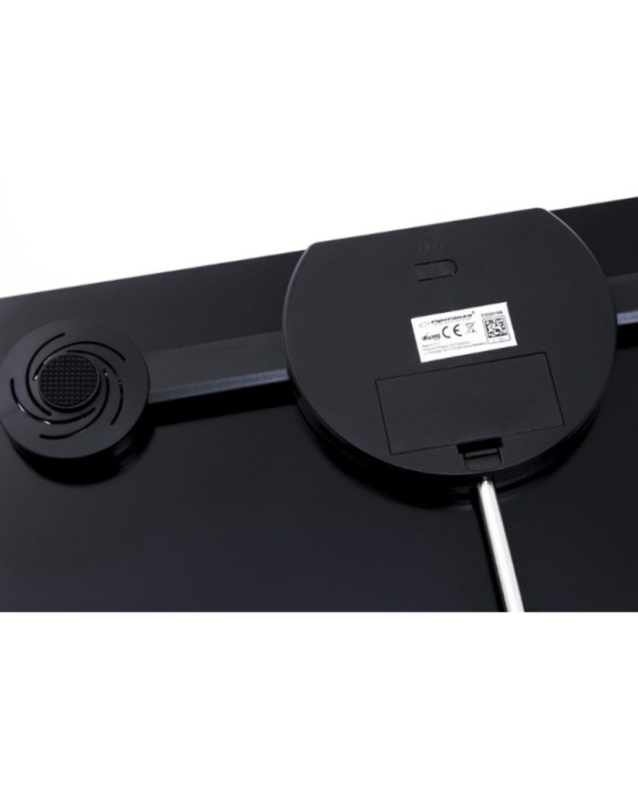 Bilancia Digitale da Bagno Esperanza EBS016K Nero Vetro Vetro Temperato Vetro temperato 180 kg (1 Pezzi)