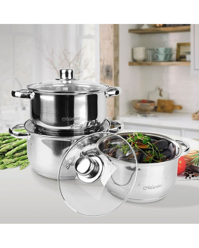 Casseruole Feel Maestro MR-2020-6M Argentato