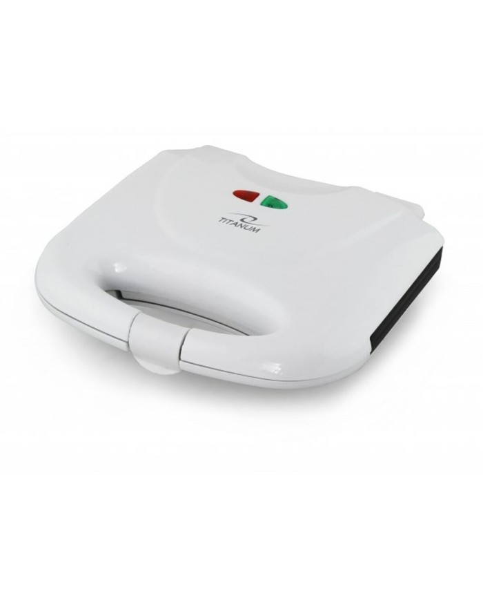 Piastra Grill Elettrica Titanum TKT001W Bianco 700 W Piastra Grill Elettrica Titanum TKT001W Bianco 700 W