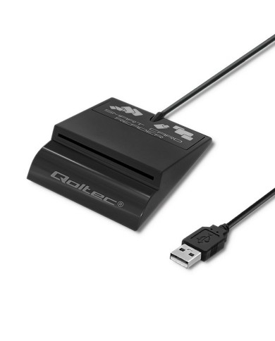 Lettore di Schede Qoltec 50636 Nero